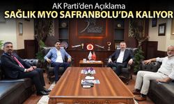 SAĞLIK MYO SAFRANBOLU'DA KALIYOR