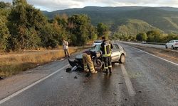 KASTAMONU'DA TAKLA ATAN OTOMOBİLİN SÜRÜCÜSÜ YARALANDI