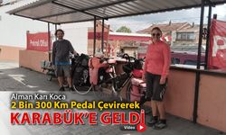 ALMAN KARI KOCA BİSİKLETLE DÜNYA TURUNDA