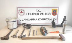 DEFİNECİLER SUÇÜSTÜ YAKALANDI