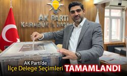 AK PARTİ'DE İLÇE DELEGE SEÇİMLERİ TAMAMLANDI