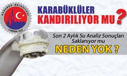 KARABÜKLÜLER SU KONUSUNDA KANDIRILIYOR MU?