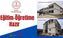 İKİ OKUL YENİ DÖNEMDE HİZMETE HAZIR