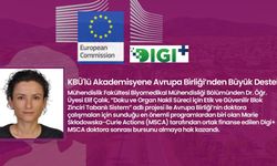 KBÜ'LÜ AKADEMİSYEN ÇALIK'A AVRUPA BİRLİĞİ'NDEN BÜYÜK DESTEK