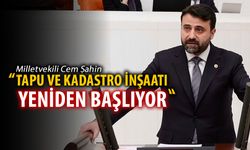 TAPU VE KADASTRO İNŞAATI YENİDEN BAŞLADI