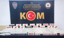 KASTAMONU'DA 33 BİN 400 DOLDURULMUŞ MAKARON YAKALANDI