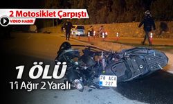 FECİ KAZA: 1 ÖLÜ, 1'İ AĞIR 2 YARALI