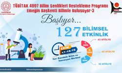 4007 BİLİM ŞENLİKLERİ DESTEKLEME PROGRAMI 17 EKİM'DE BAŞLIYOR