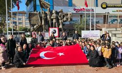 SAFRANBOLU'DA ÇOCUKLAR ATATÜRK'Ü ANDI