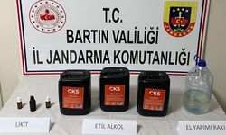 BARTIN'DA 15 LİTRE ETİL ALKOL YAKALANDI