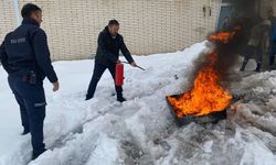 BOLU'DA YANGIN EĞİTİMLERİ DEVAM EDİYOR