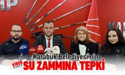 CHP'DEN KARABÜK BELEDİYESİ'NİN SU ZAMMINA TEPKİ