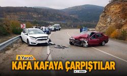 KAFA KAFAYA ÇARPIŞTILAR: 8 YARALI