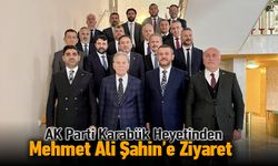 AK PARTİ KARABÜK HEYETİNDEN ŞAHİN'E ZİYARET