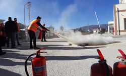 MUDURNU DEVLET HASTANESİNDE DEPREM VE YANGIN TATBİKATI