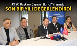 KARABÜK TSO BAŞKANI ÇAPRAZ SON BİR YILINI DEĞERLENDİRDİ