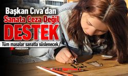 BAŞKAN CIVA'DAN GENÇ RESSAMA CEZA DEĞİL DESTEK