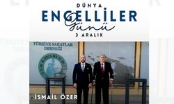 BAŞKAN ÖZER'DEN 3 ARALIK MESAJI