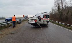 ZONGULDAK'IN ÇAYCUMA' İLÇESİNDE FECİ KAZA 3 YARALI