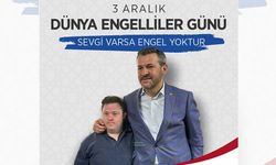 BAŞKAN ÇETİNKAYA'DAN ENGELLİLER GÜNÜ MESAJI