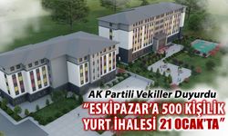 ESKİPAZAR'A 500 KİŞİLİK ÖĞRENCİ YURDU YAPILACAK