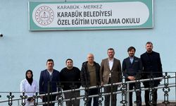 BAŞKAN ÇETİNKAYA'DAN ÖZEL EĞİTİM UYGULAMA OKULU'NA ZİYARET