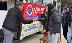 KARABÜK BELEDİYESİNDEN ÖĞRENCİLERE ÇORBA İKRAMI