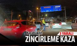 ZİNCİRLEME TRAFİK KAZASI: 3 YARALI