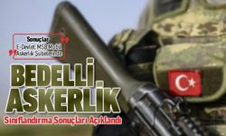 BEDELLİ ASKERLİK SINIFLANDIRMA SONUÇLARI AÇIKLANDI