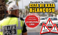 KARABÜK'ÜN 2024 YILI CEZA VE KAZA BİLANÇOSU