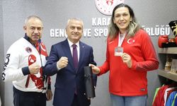 ŞAMPİYON GÜNERİ'DEN COŞKUN GÜVEN'E ZİYARET