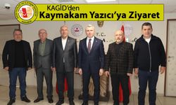 KAGİD'DEN KAYMAKAM YAZICI'YA ZİYARET