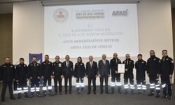 KASTAMONU'DA 5 ARAMA KURTARMA EKİBİ AKREDİTE OLDU