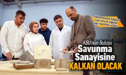 KBÜ'NÜN BULUŞU SAVUNMA SANAYİSİNE KALKAN OLACAK