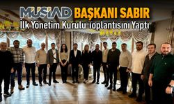 BAŞKAN SABIR, İLK TOPLANTISINI YAPTI