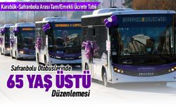 SAFRANBOLU OTOBÜSÜNDE 65 YAŞ ÜSTÜ DÜZENLEMESİ