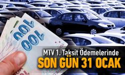 MTV 1. TAKSİT ÖDEMELERİNDE SON GÜN 31 OCAK !