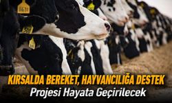 KIRSALDA BEREKET, HAYVANCILIĞA DESTEK PROJESİ HAYATA GEÇİRİLECEK