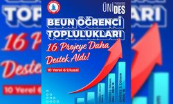 ÜNİDES'TEN 16 PROJEYE DESTEK