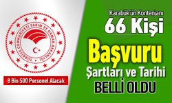 TARIM ORMAN BAKANLIĞINA 8 BİN 500 PERSONEL ALIM ŞARTLARI BELLİ OLDU