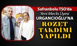 SAFRANBOLU TSO’DA YENİ MECLİS ÜYESİ URGANCIOĞLU’NA ROZET TAKDİMİ YAPILDI