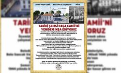 1944 YILINDA DEPREMDE YIKILAN ŞEMSİ PAŞA CAMİSİ TEKRAR YAPILIYOR