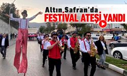 ALTIN SAFRAN'DA FESTİVAL ATEŞİ YANDI