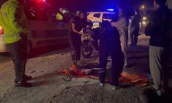 BARTIN'DA MOTOSİKLETTEN DÜŞEN SÜRÜCÜ 50 METRE SÜRÜKLENDİ