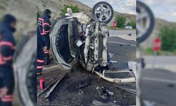 ÇANKIRI-ANKARA KARAYOLUNDA KAZA 1 ÖLÜ 3 YARALI