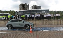 KBÜ'DE UYGULAMALI SÜRÜŞ EĞİTİM PARKURU AÇILDI