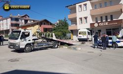 OKUL SERVİSİ KONTROLDEN ÇIKTI DÜKKANA GİRDİ