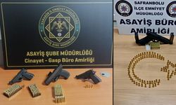 KARABÜK VE SAFRANBOLU'DA RUHSATSIZ SİLAH OPERASYONU