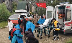 KANYONDA YARALANAN VATANDAŞ İÇİN SEFERBER OLDULAR