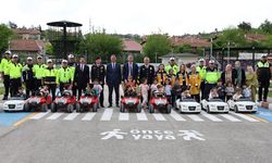 MİNİKLERE TRAFİK EĞİTİMİ VERİLDİ